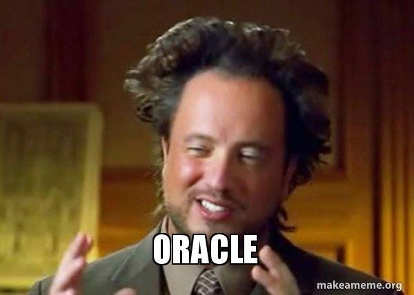 Oracle - Ancient Aliens - Crazy History Channel Guy Meme Generator