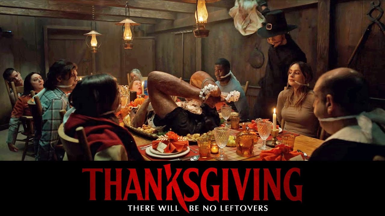 Thanksgiving (2023) - Extended Dinner/Evan's Extended Death (Deleted Scene  #11)