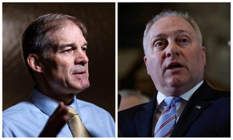 Republicans Jim Jordan and Steve Scalise launch House speakership bids |  House of Representatives | The Guardian