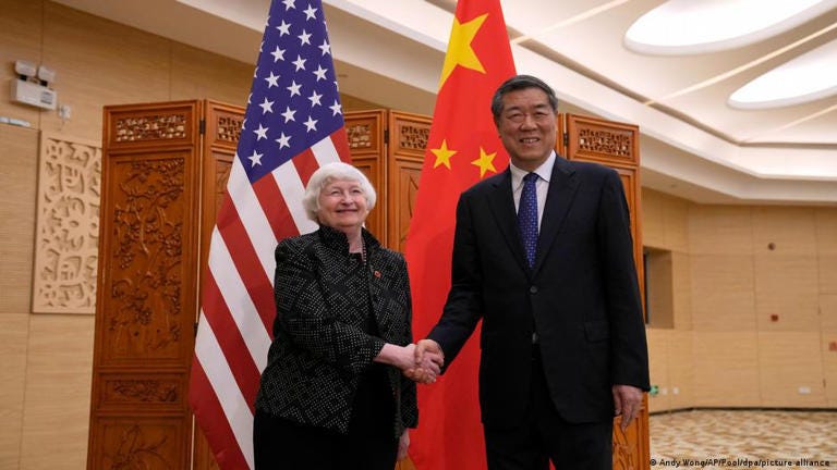 Estados Unidos y China acuerdan tener conversaciones sobre "crecimiento equilibrado" de sus economías