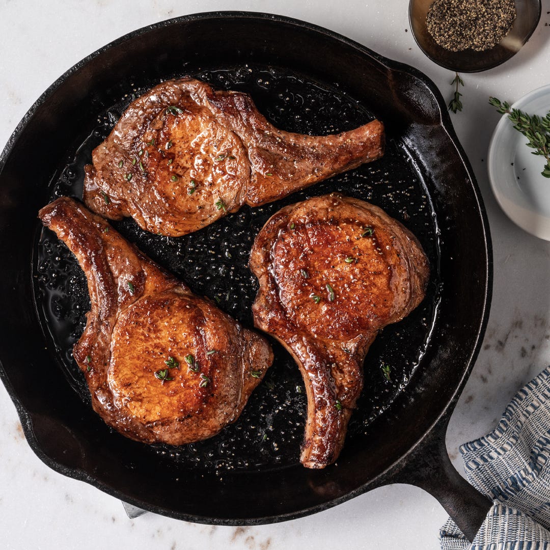 Dale’s Cast-Iron Skillet Pork Chops