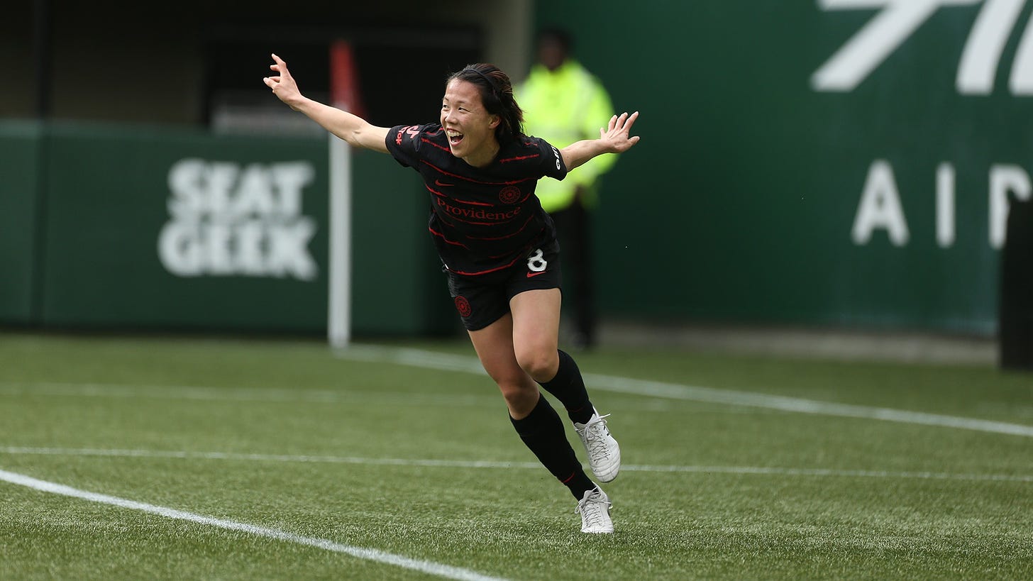 GOAL | Hina Sugita scores her first-ever goal for the Thorns | Portland  Thorns FC