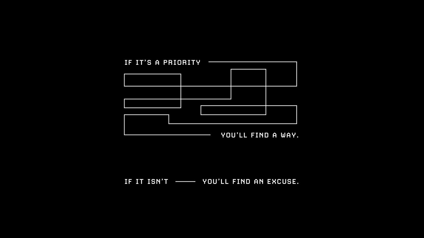 VV on Twitter: ""If it's a priority, you'll find a way. If ...