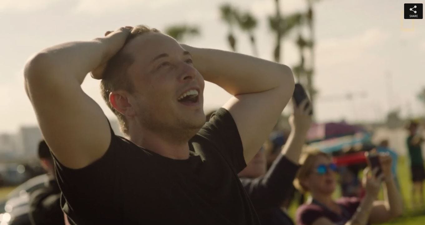 Watch Elon Musk React to Falcon Heavy Launch in Exclusive National Geographic Video | Space