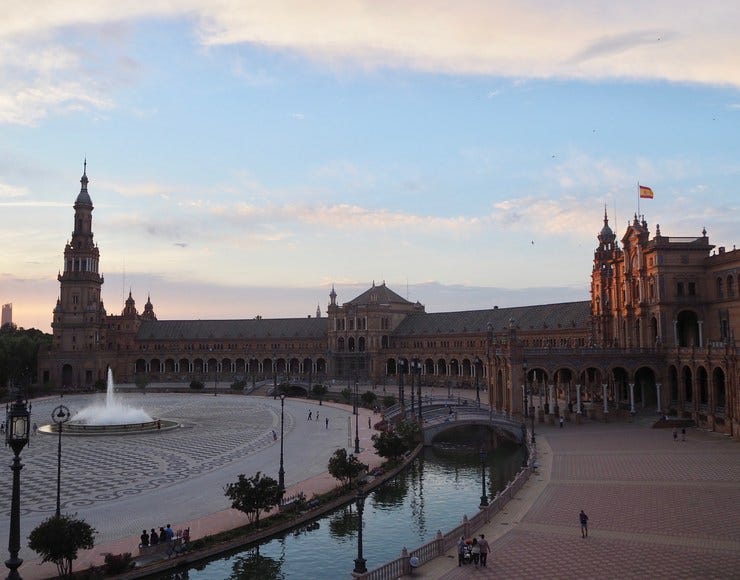 Plaza de España in Seville England