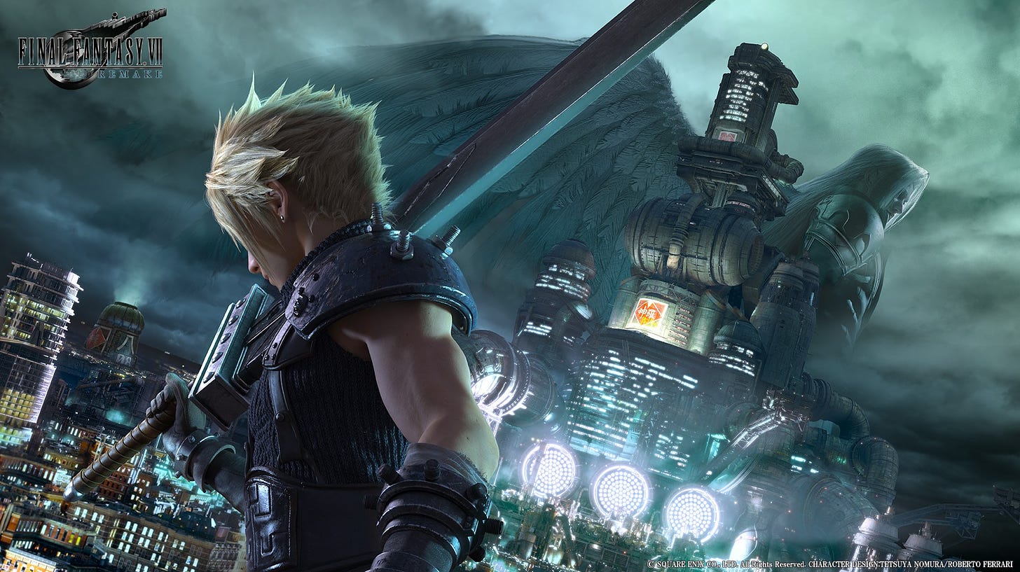 Final Fantasy VII Remake key visual unveiled - Gematsu