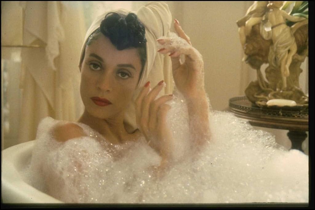 Sonia Braga in a bathtub in "Kiss of the Spider Woman" (1985)