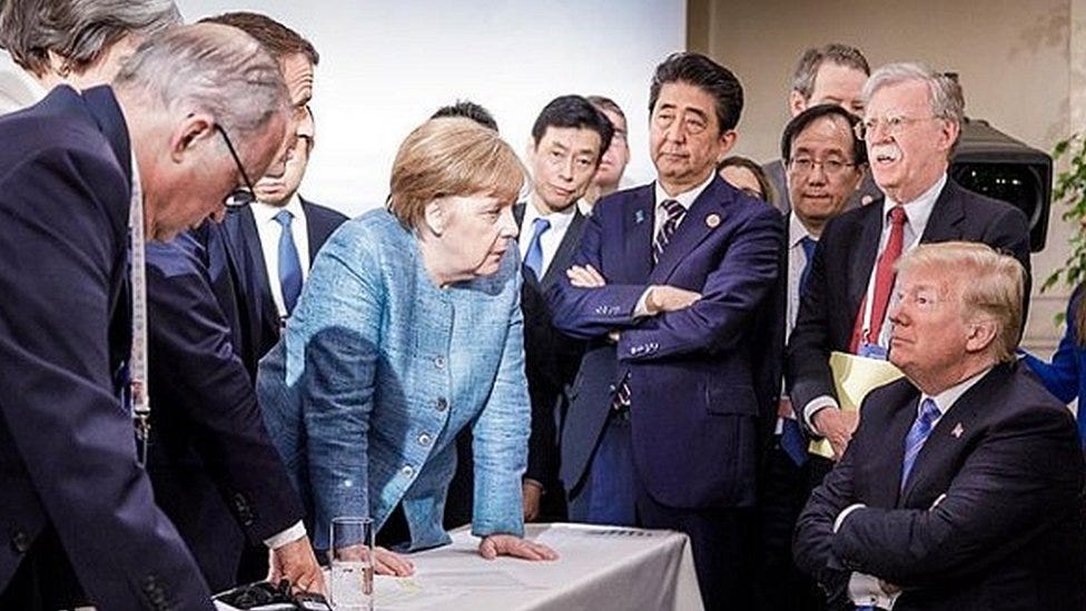 Trump at G7: Who's who in Merkel's photo?