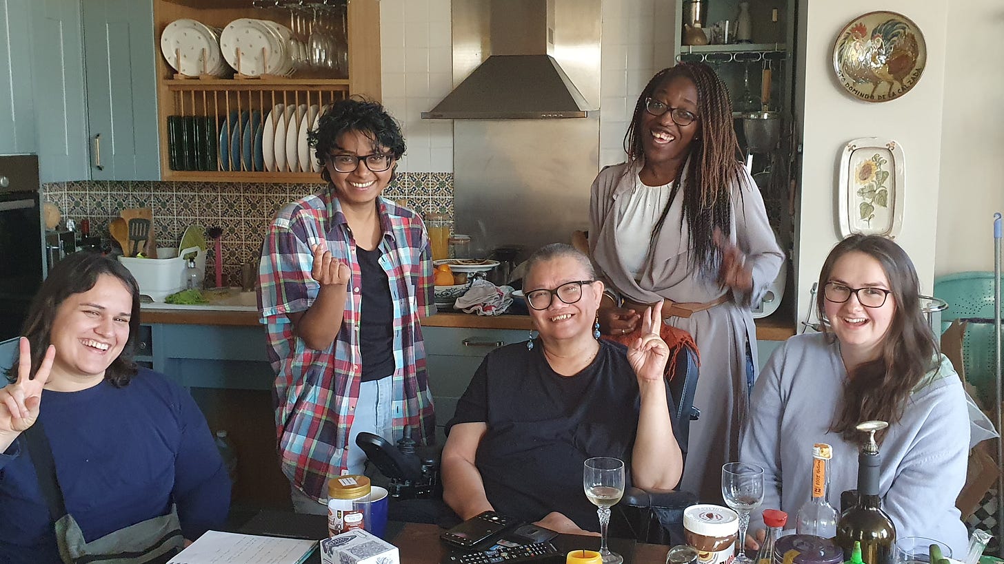 Sisters of Frida CIC is an experimental collective of disabled women. We want a new way of sharing experiences, mutual support and relationships with different networks.