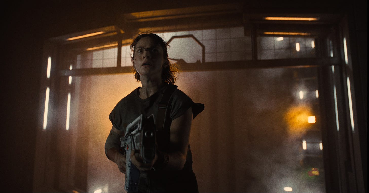 Cailee Spaeny as Rain in Alien: Romulus