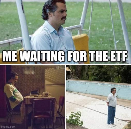 Live footage of me waiting for the ETF : r/Bitcoin