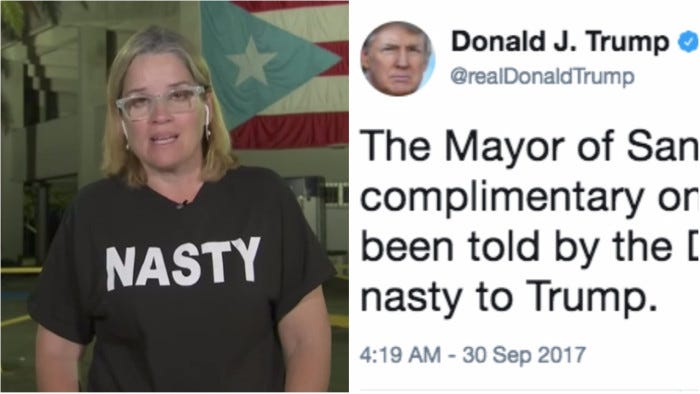 donald trump nasty woman carmen cruz puerto rico