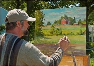 A person painting a landscape

Description automatically generated with medium confidence