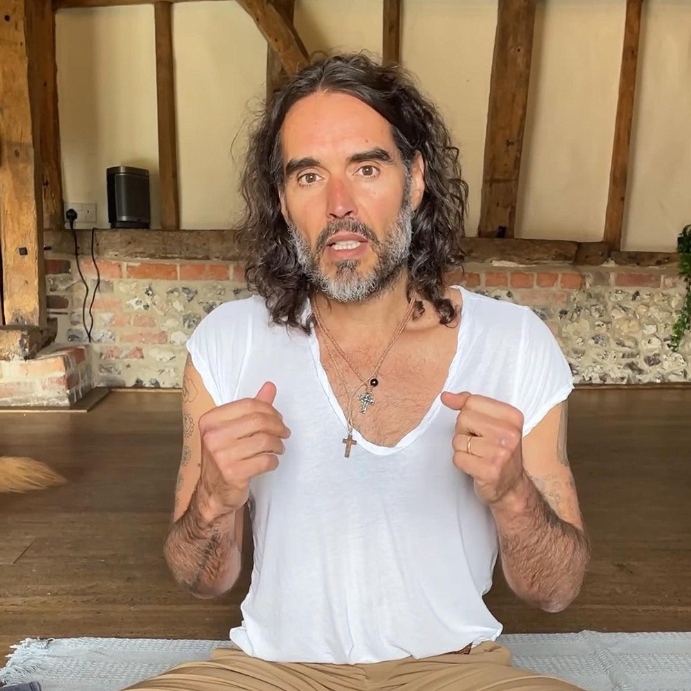 Russell Brand Reflects on 'Profound Experience' of Getting Baptized | Us  Weekly