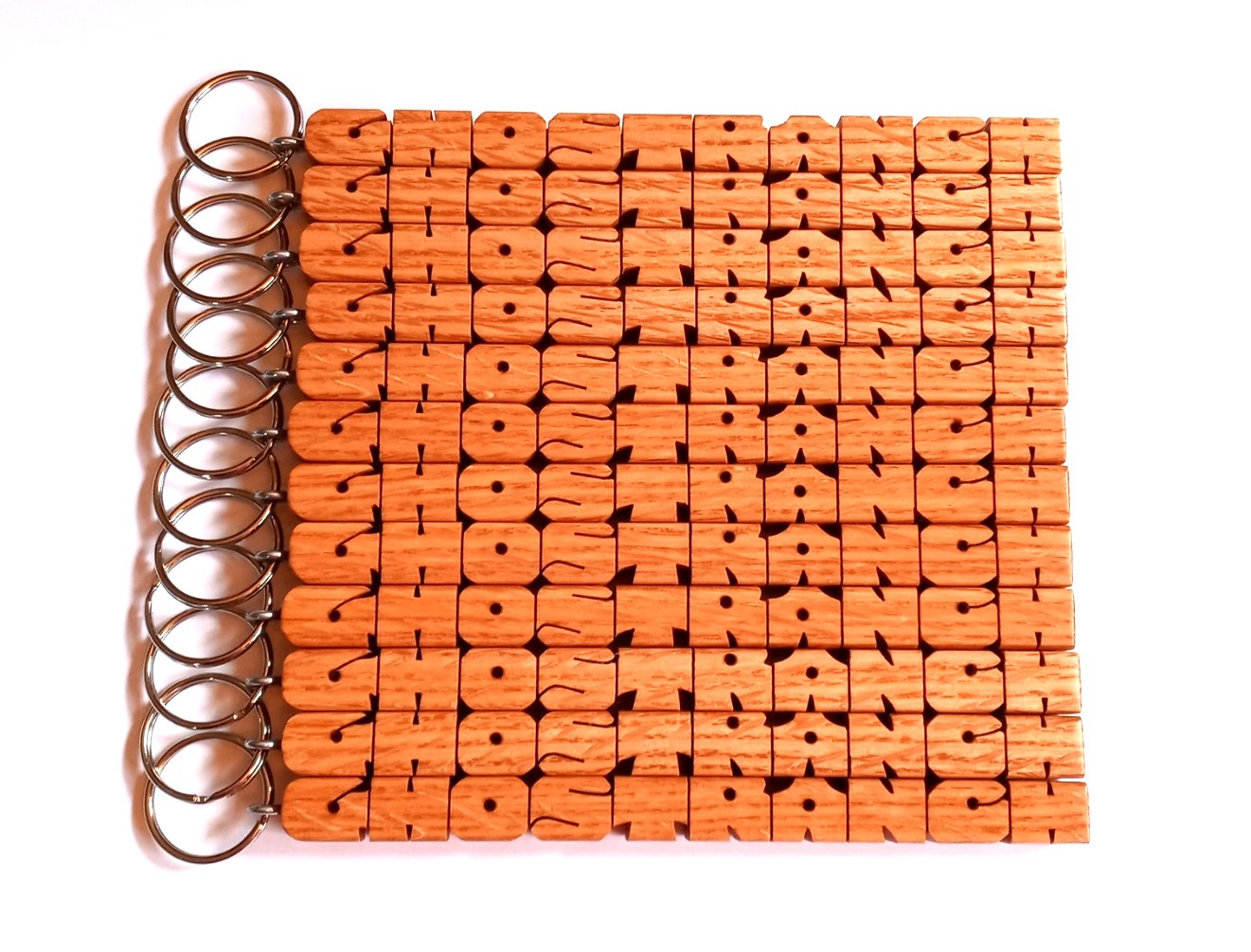 Oak Keychains for a retreat center in New Mexico.