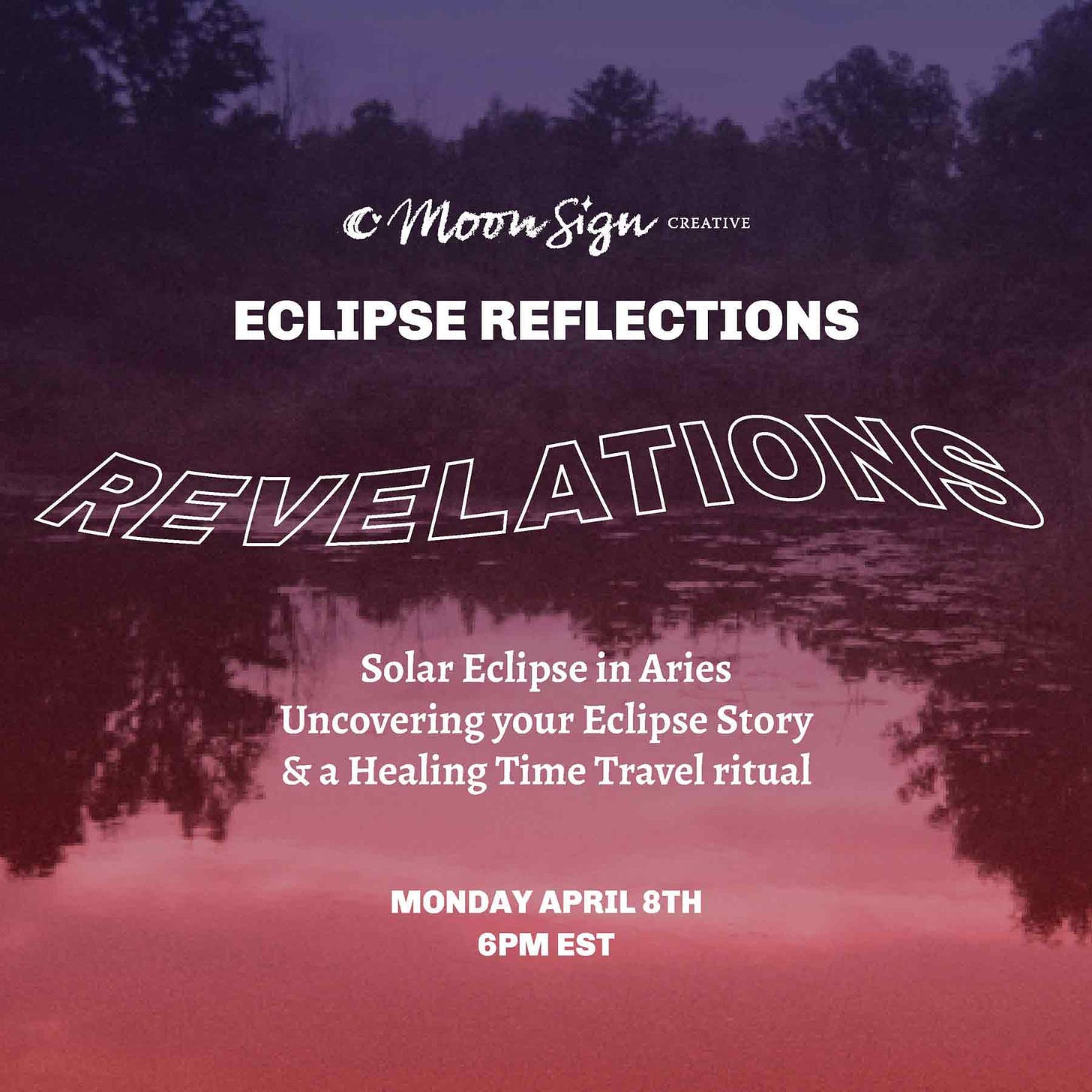 LAST CHANCE!!! DISCOVER YOUR ECLIPSE STORY WITH US 6PM EST TONIGHT! 🌚🌞