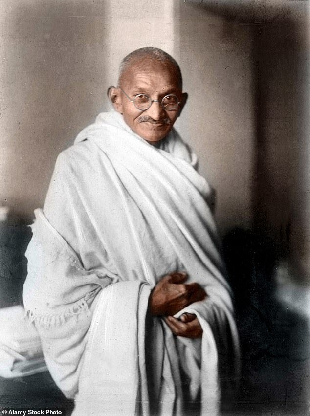 Even renowned anti-colonial leader Mahatma Gandhi isn't safe from the Labour-led government's woke tirade - because of a speech he made suggesting white people were degrading Hindus and Muslims