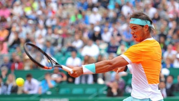 rafael nadal returning to novak djokovic 2015 monte carlo masters