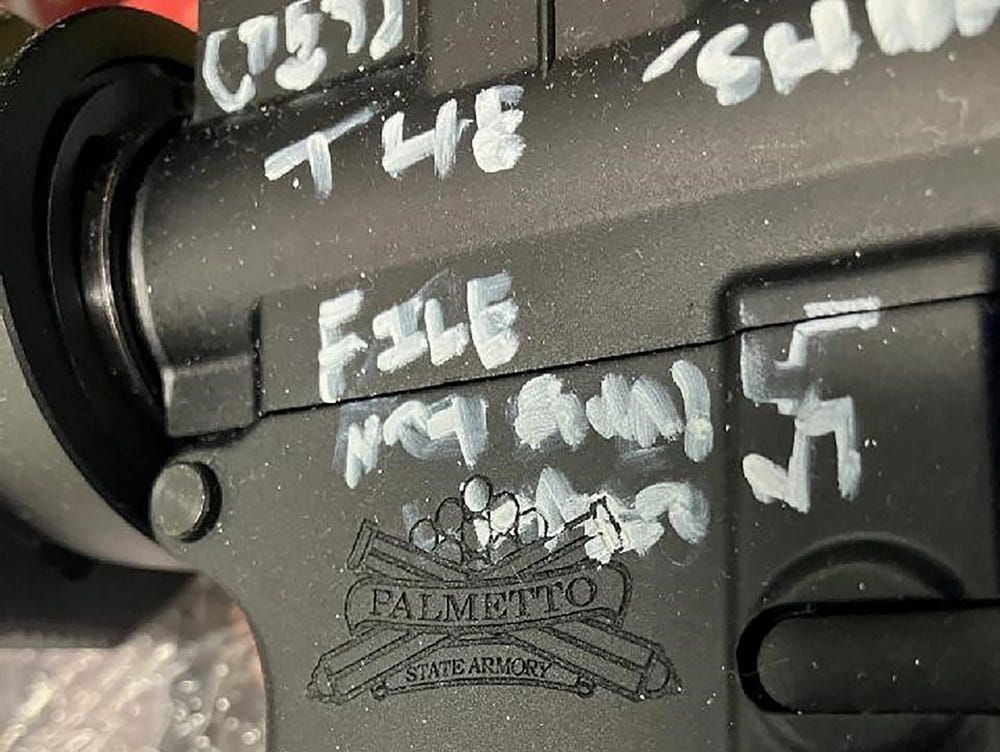 Floirida Shooter 'Hated Black People,' Had Swastika Painted on AR-15