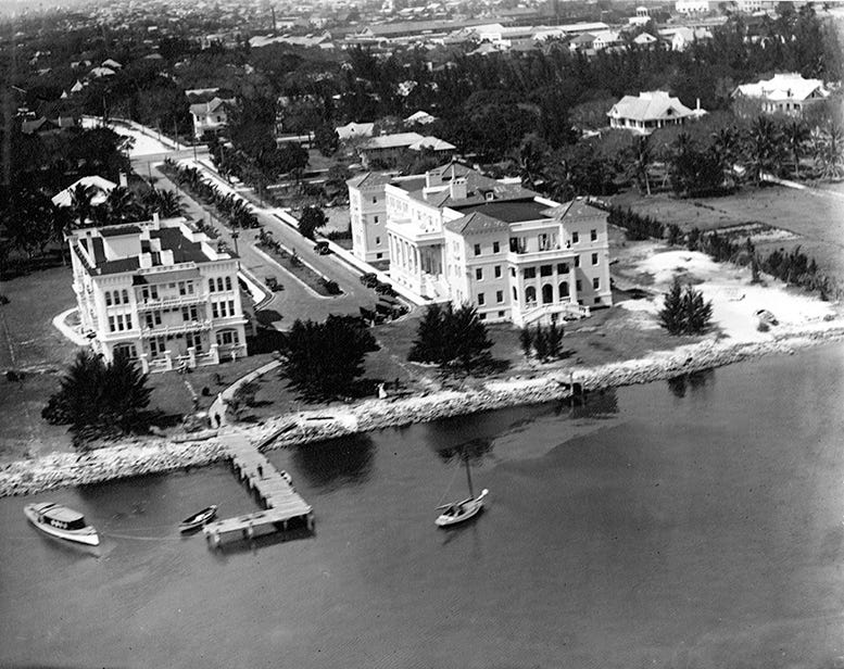 Figure 3: Brickell and Bulmer Apartments at the end of the Tamiami Trail in the 1930s