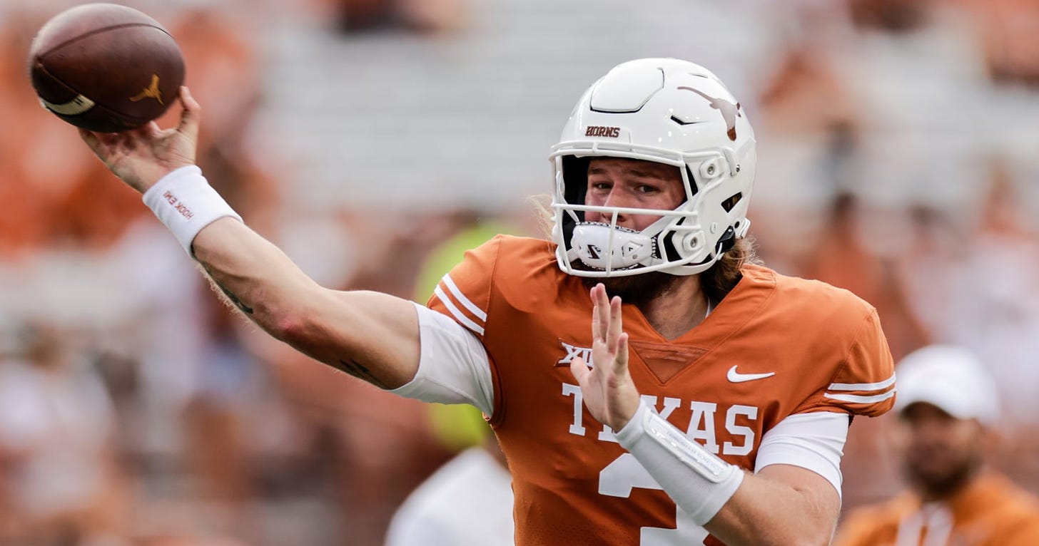Texas' Quinn Ewers Suffered Sprained Clavicle Injury vs. Alabama; Will  Undergo MRI | News, Scores, Highlights, Stats, and Rumors | Bleacher Report