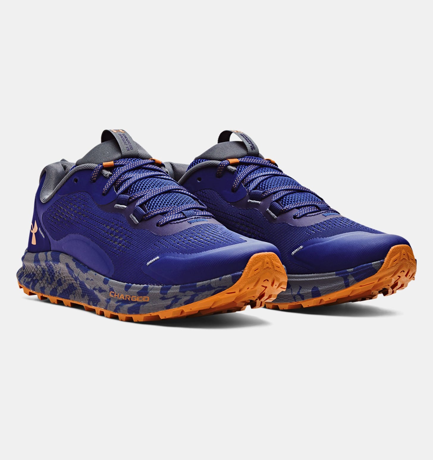 Men's UA Charged Bandit Trail 2 Running Shoes, Blue, pdpZoomDesktop image number 3