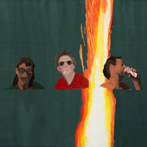 Cover art for Manning Fireworks by MJ Lenderman