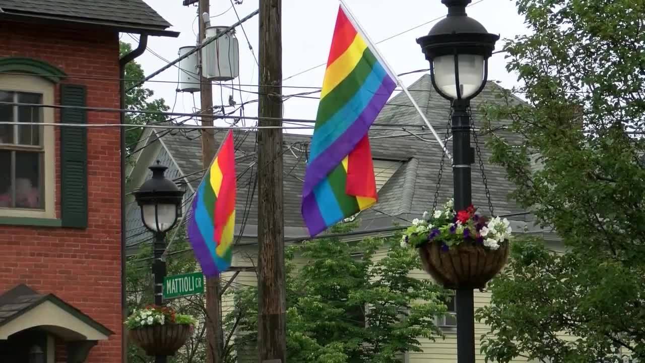 Stroudsburg installs Pride Flags on Main Street