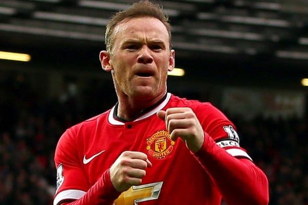 wayne rooney boxing celebration premier league 2015