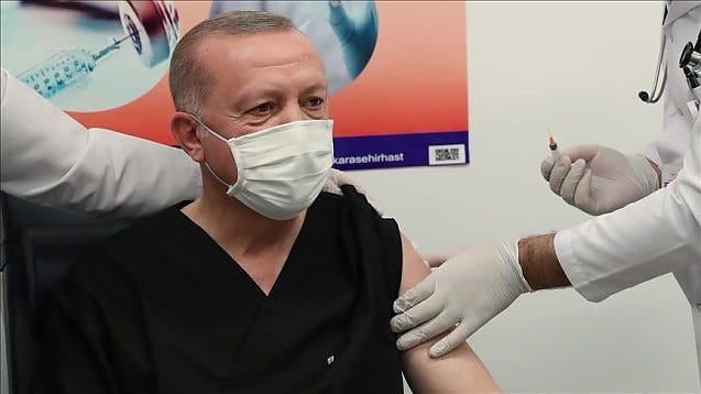 Szívinfarktus után kórházba szállították Recep Erdogan török ​​elnököt, háromszoros oltást kapott