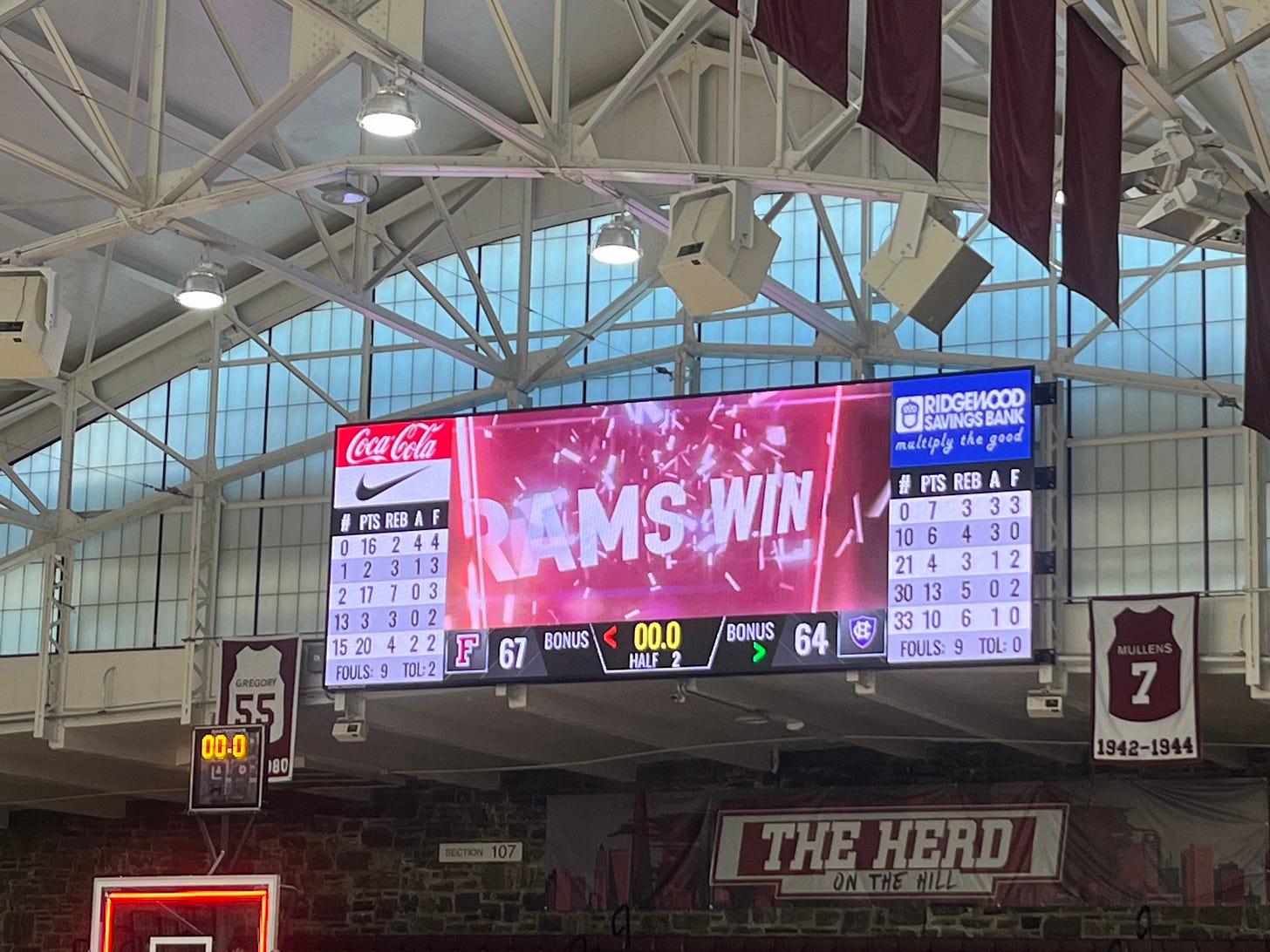 Fordham vs. Holy Cross Exhibition Notes