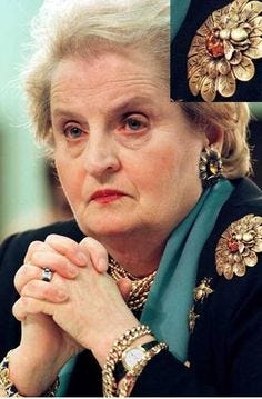 33 Brooches of Madeline Albright ideas | madeleine albright, madeleine,  brooch