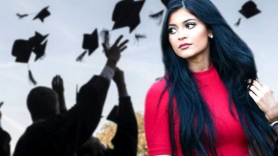 kylie jenner graduates 2015 gossip