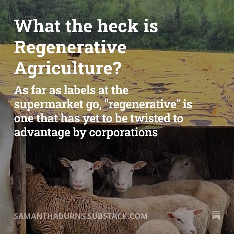 what the heck is regenerative agriculture