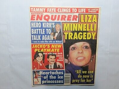 National Enquirer Apr 9, 1996 Menendez Brothers Kirstie Alley Liza Minnelli  O8 | eBay