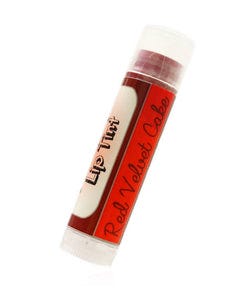 Red Velvet Cake Vegan Lip Tint - Tinted Lip Balm in Medium Red