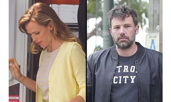 jennifer garner ben affleck divorce talk