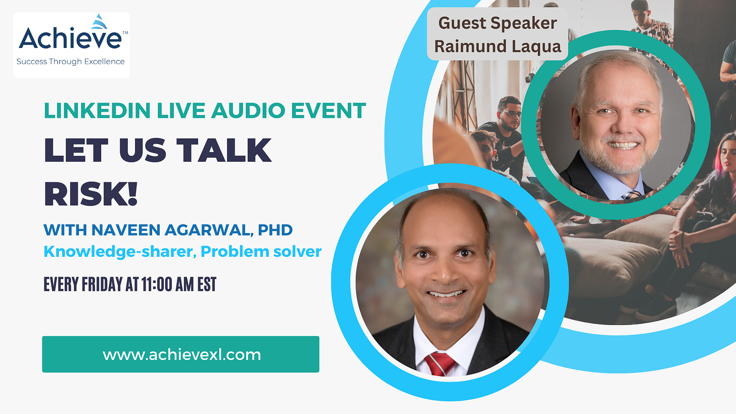 Let's Talk Risk! with Dr. Naveen Agarwal