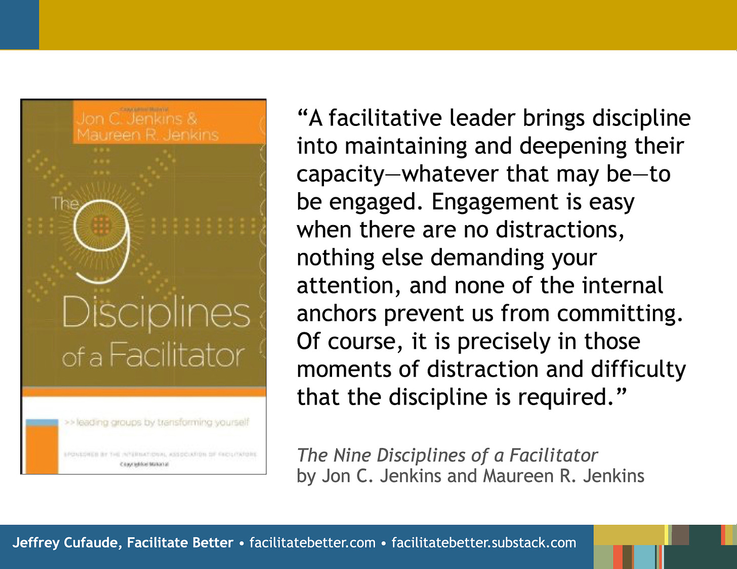 Picture of the book cover for The 9 Disciplines of a Facilitator