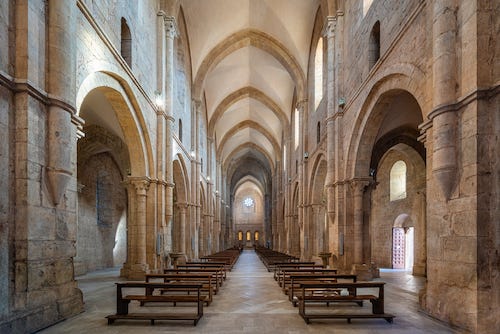 interior of cathedral hall