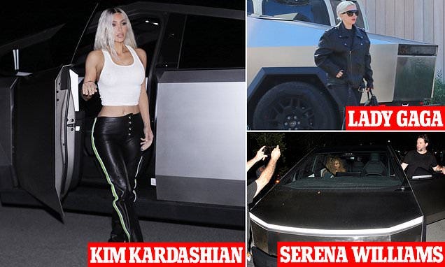 How Cybertruck became THE must-have celebrity car: Lady Gaga, Justin Bieber  and Kim Kardashian have all become proud owners of $100,000 EV - as Elon  hails them for having 'great taste' |