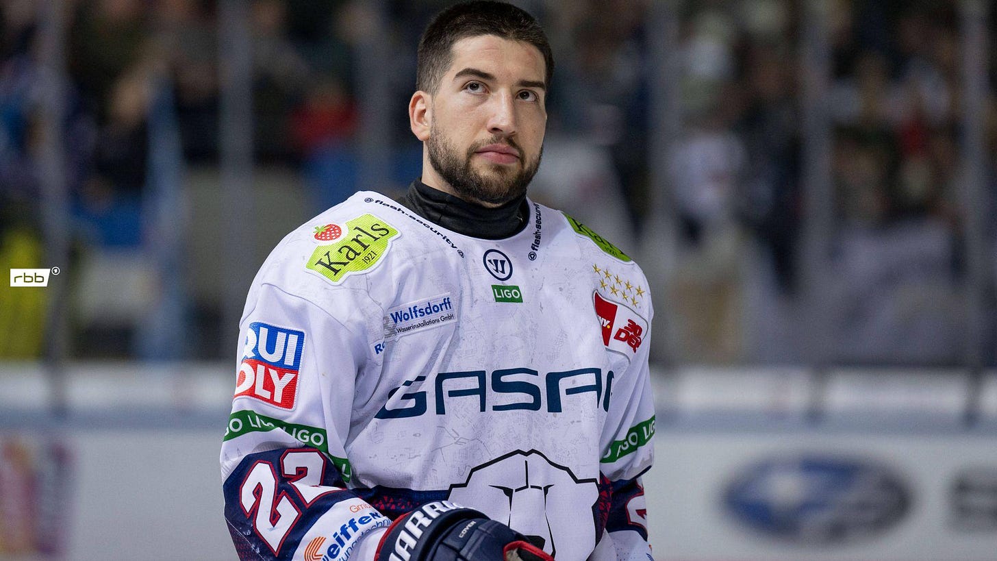 Bei Eisbären-Spieler Tobias Eder war im Sommer des vergangenen Jahres ein bösartiger Tumor festgestellt worden. (Foto: IMAGO / Eibner)