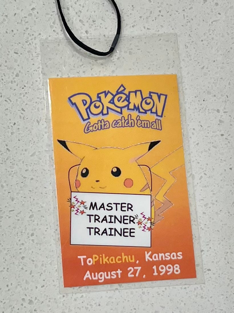 Attendees who took part in the Master Training Session were given these lanyards (Photo credit: Alyssa Buecker)