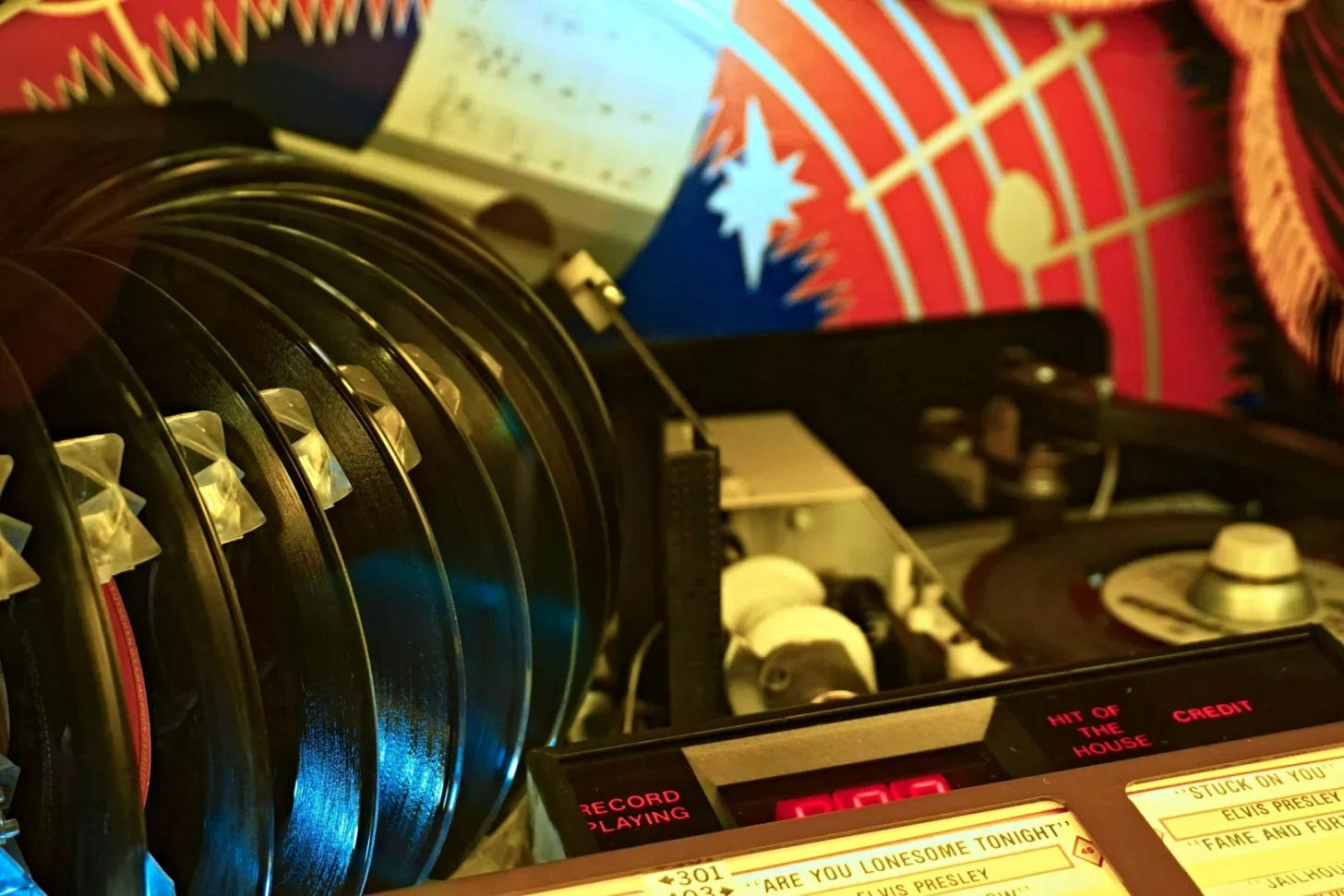 Wurlitzer Jukeboxes song selection
