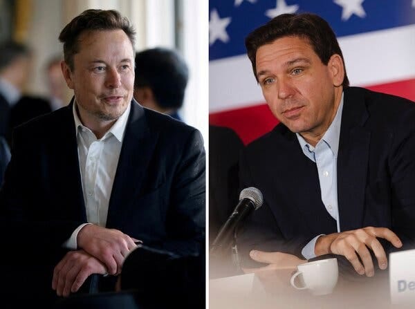 Ron DeSantis to Announce 2024 Presidential Run With Elon Musk on Twitter -  The New York Times