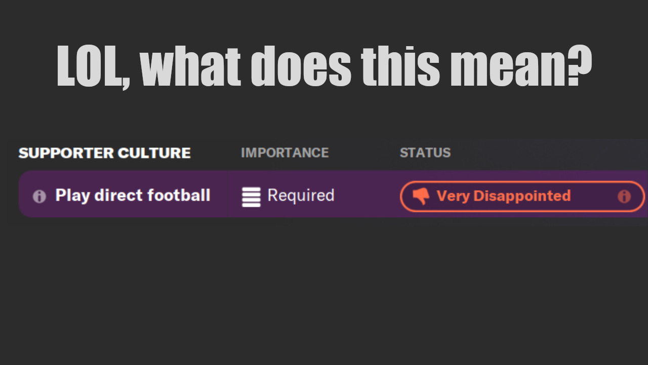 Football Manager 2024 Direct Tactic