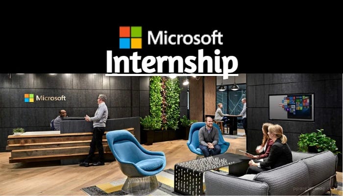 Microsoft Graduate Paid Internship 2024