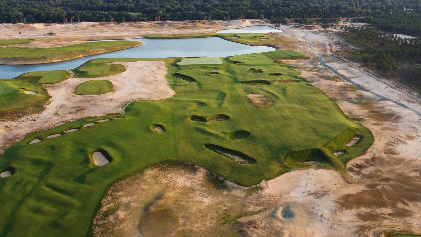 Photos: The Lido at Sand Valley nears completion