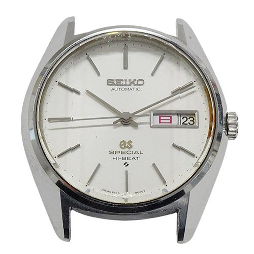 １円～ グランドセイコー GRAND SEIKO GS 6156-8010 時計 メンズ ブランド ヘッド スペシャル ハイビート デイデイト AT(v0078502300)