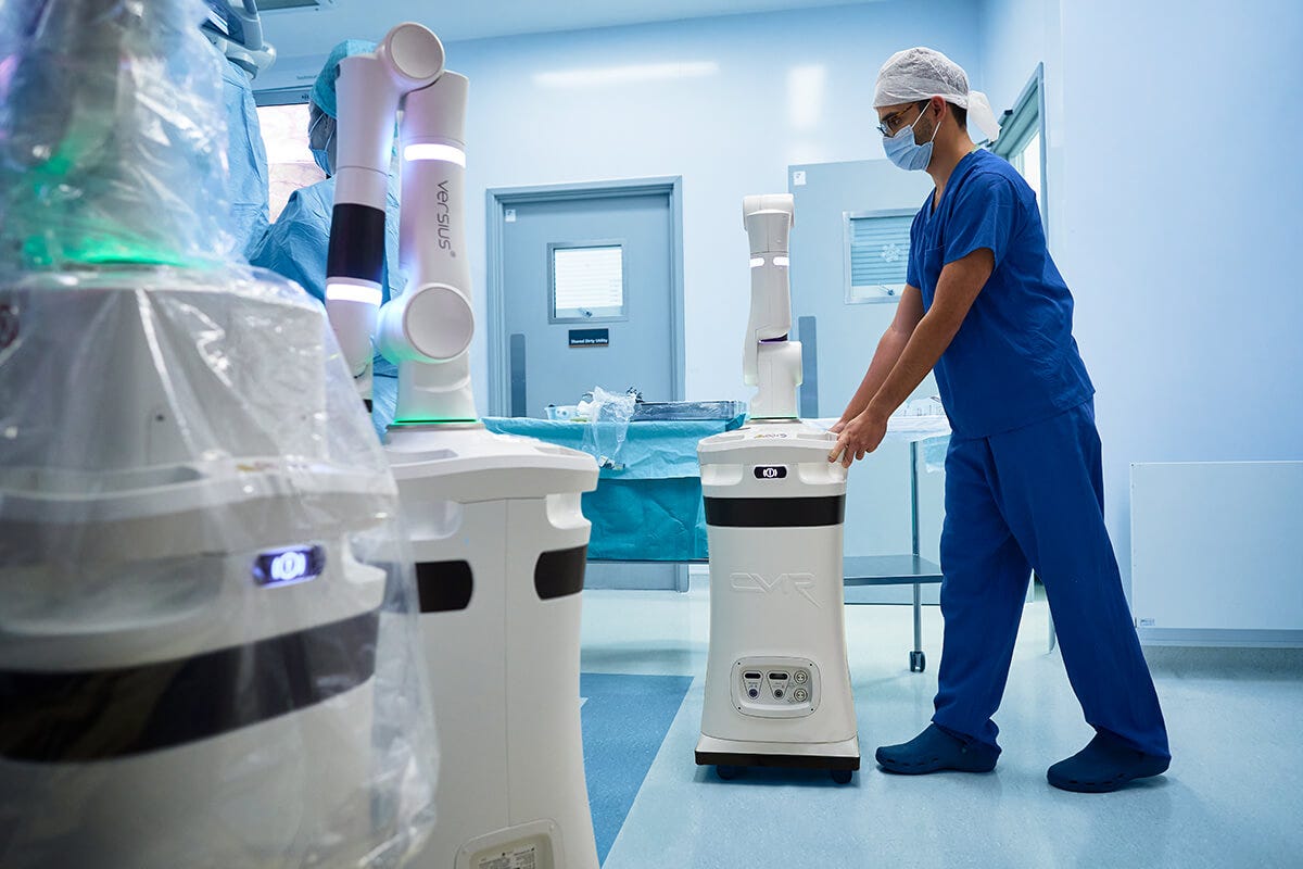 Versius will fit into virtually any operating room